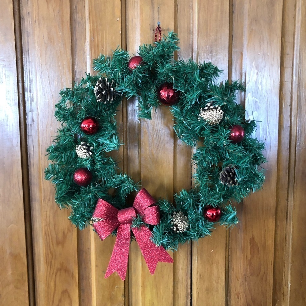 Handmade Holiday Wreath - Picture 2 of 8